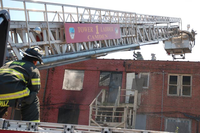 Fire at 206 Morse Street, August 22, 2008