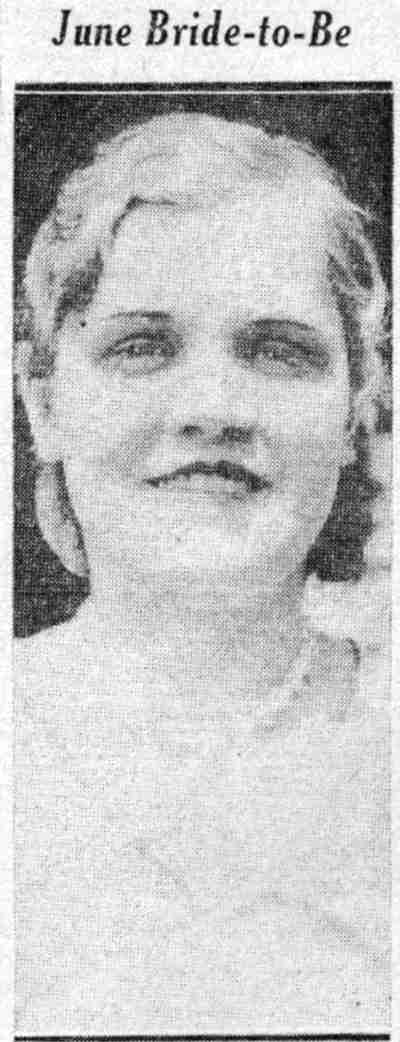 Miss Laura Sweda portrait, Camden Courier-Post, June 1, 1932