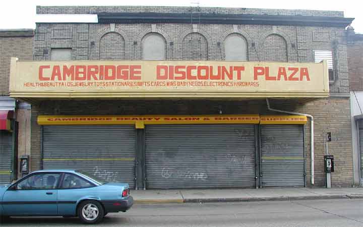 The Liberty Theater building at Mt. Ephraim Ave and Everett Street, October 2003, photo 1