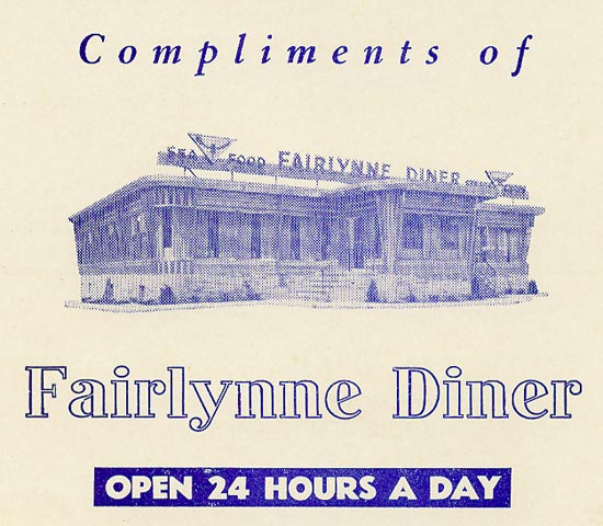 2621 Mt. Ephraim Avenue, Fairlynne Diner, 1959