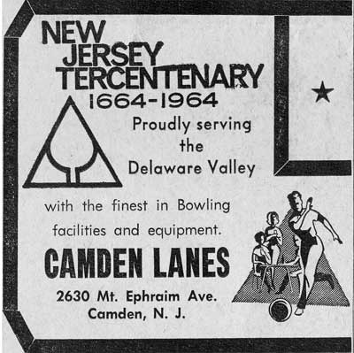 2630 Mt. Ephraim Avenue, Camden Lanes, May 1964