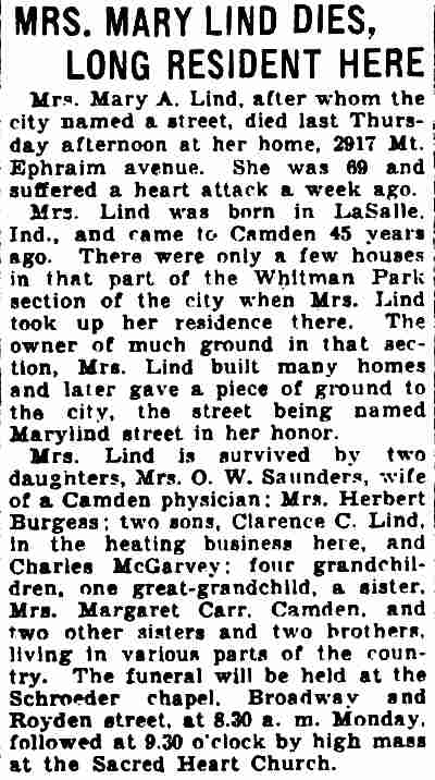 2917 Mt. Ephraim Avenue, Camden Courier-Post, June 27, 1959