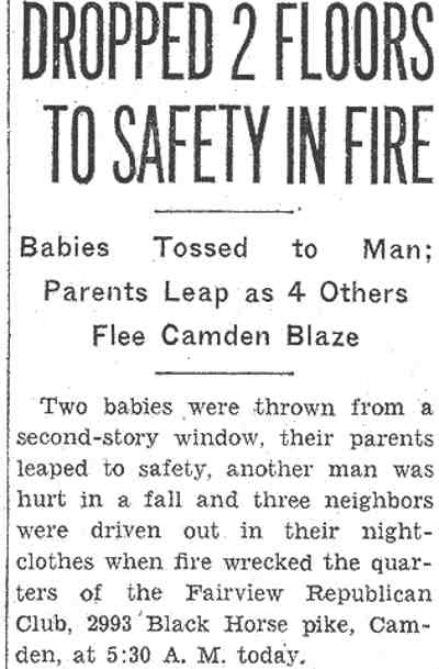 2993 Mt. Ephraim Avenue, Philadelphia Evening Public Record, May 1, 1933