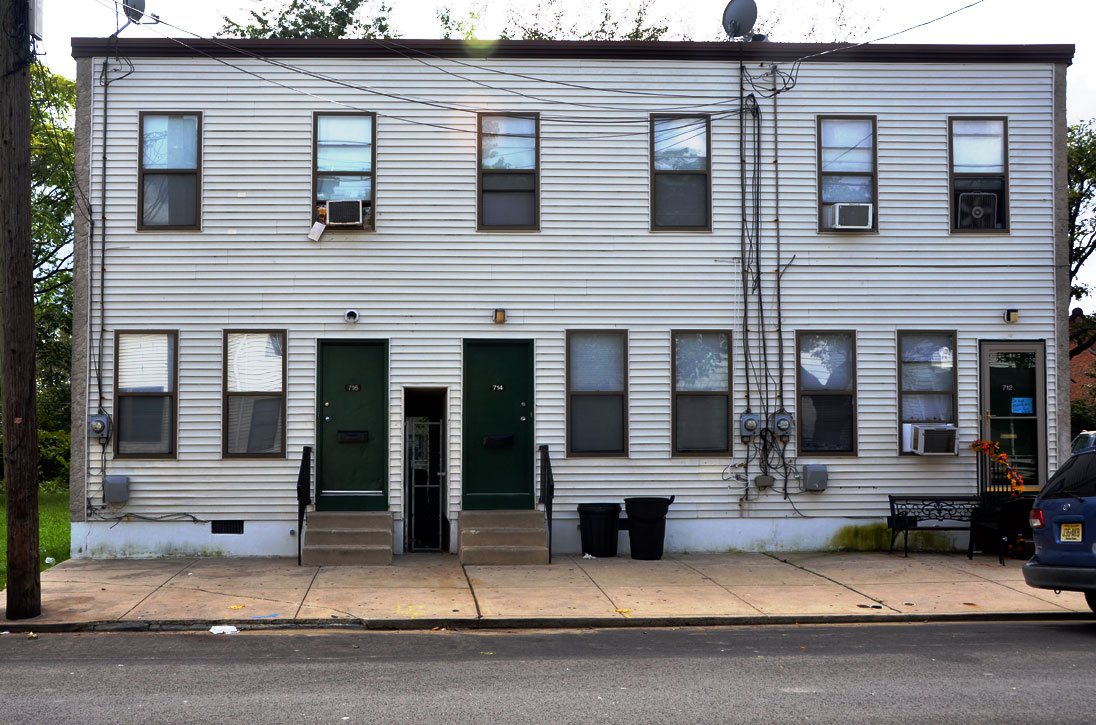 712, 714 & 716 Mount Vernon Street, photographed October 3, 2011