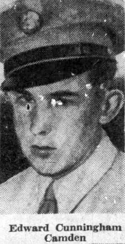 Edward Cunningham, Camden — 1865 Mulford Street — Camden Courier-Post, August 3, 1943
