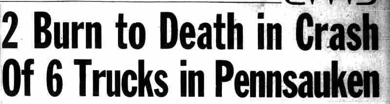 Camden Courier-Post front page banner, September 16, 1949