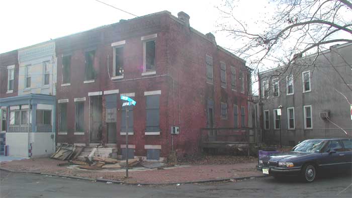 Southwest Corner of Trenton Avenue and New Street, December 27, 2005