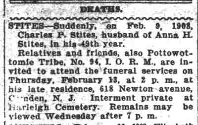 Stites - Camden Daily Courier, February 12, 1908
