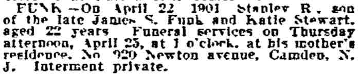 Funk - Philadelphia Inquirer, April 23, 1901