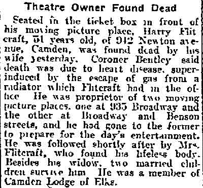 942 Newton Avenue — 1913, Harvey Flitcraft. Philadelphia Inquirer, February 5, 1913