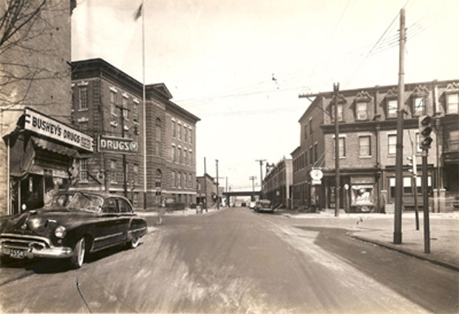 Northeast corner of Newton Avenue and Haddon Avenue, 1949