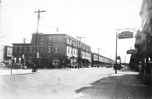 Northeast corner of Newton Avenue and Haddon Avenue, 1949
