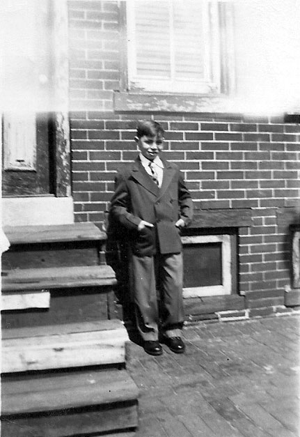 Ronald Roy Rowan standing in front of 51 North Street