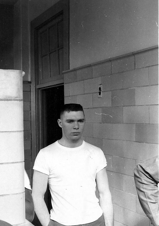 Ronald Roy Rowan going into the Marines, 1957
