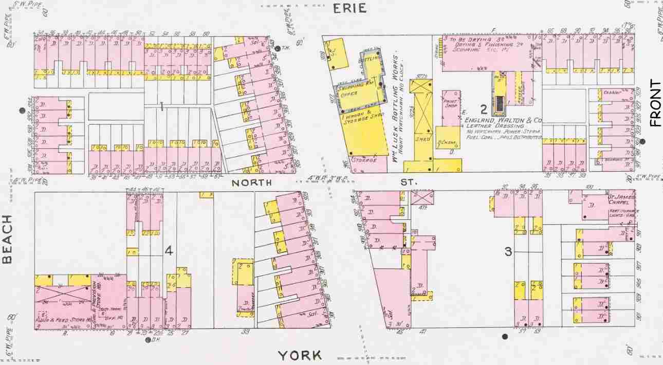 1906 Sanborn Map of North Street
