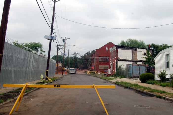 Looking north on Orchard Street from Sycamore Street, June 10, 2011