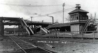 Pavonia Railroad Station, 1908