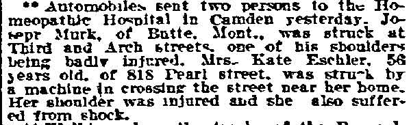 818 Pearl Street, Philadelphia Inquirer, September 12, 1910