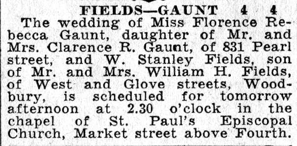 831 Pearl Street, Camden Courier-Post, June 10, 1932