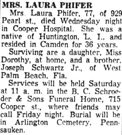 929 Pearl Street, Camden Courier-Post, September 20, 1956
