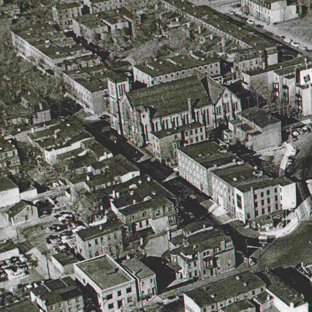 Penn Street west of North 6th Street, 1954
