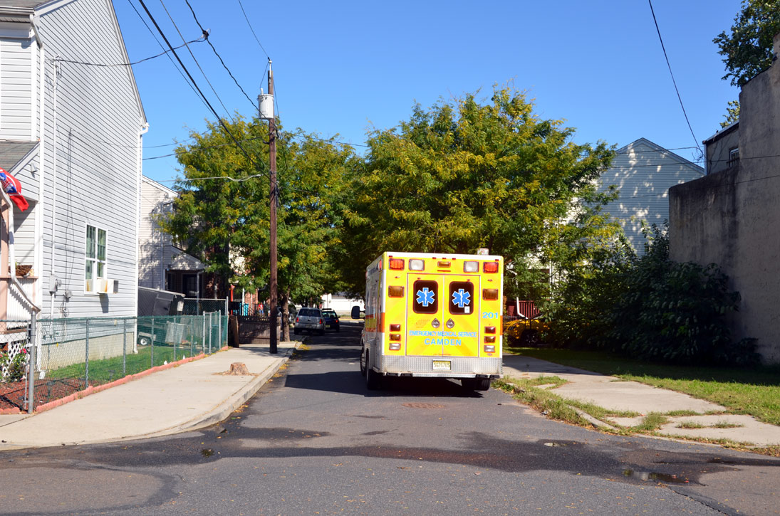 Looking north on Chester Street from Penn Street, October 16, 2011