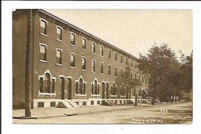 101 to 123 Penn Street, real photo postcard
