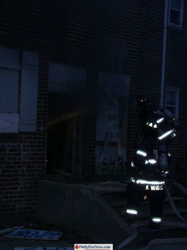 Fire at 543 Pfeiffer Street, January 5, 2008