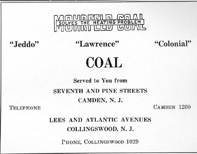 700 Pine Street — Camden High School Program, 1928