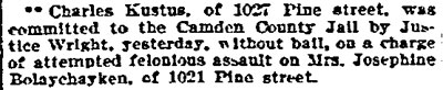 1027 Pine Street — Philadelphia Inquirer, December 30, 1902