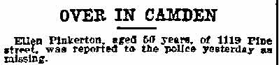 1119 Pine Street — Epworth Mission, Philadelphia Inquirer, November 23, 1899