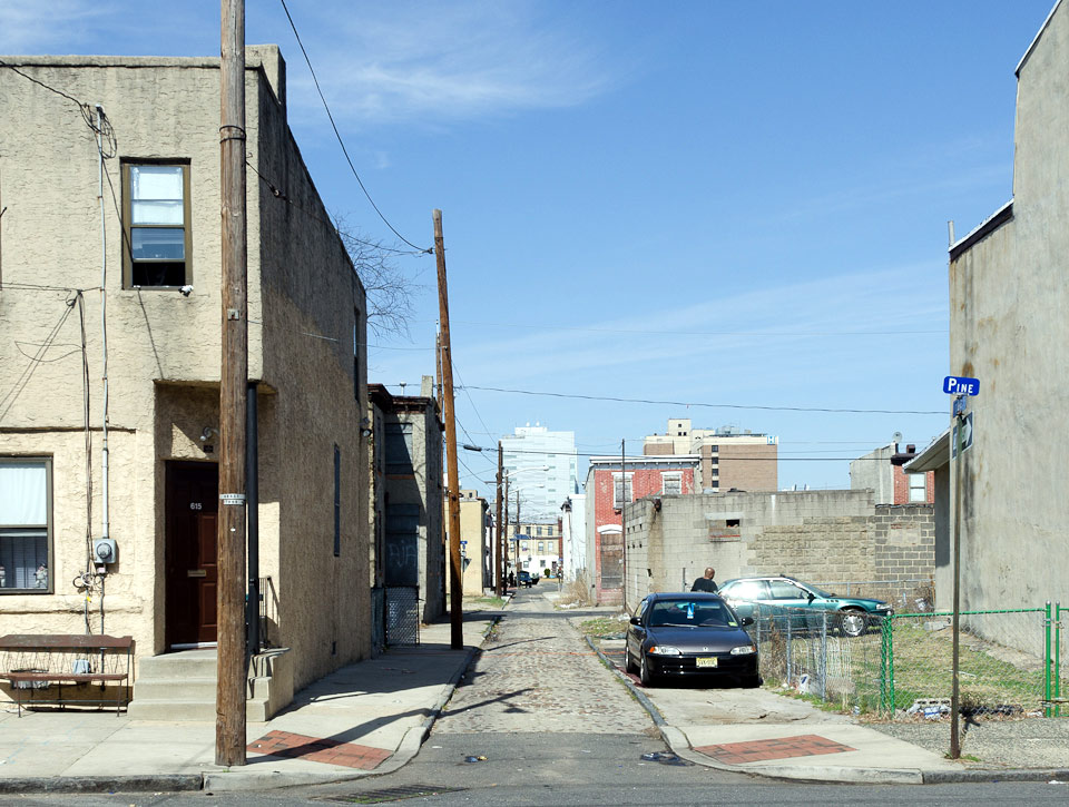 Looking North on Roberts Street from Pine Street — March 14, 2012
