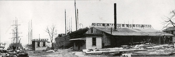 John H. Mathis & Company Ship Yard, about 1906