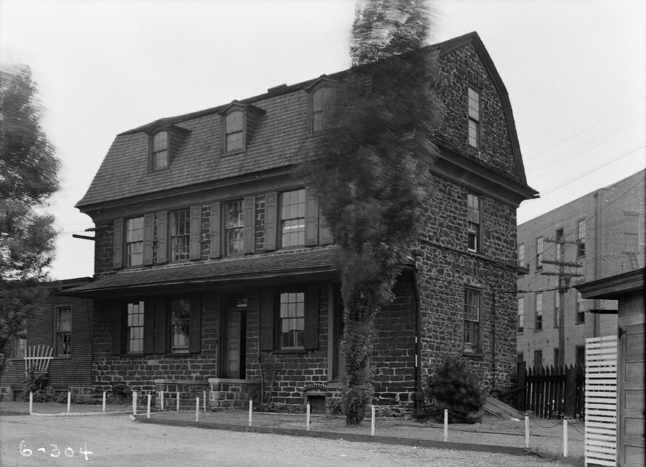 Benjamin Cooper House, northeast corner of Point and Erie Streets, 1936 photograph