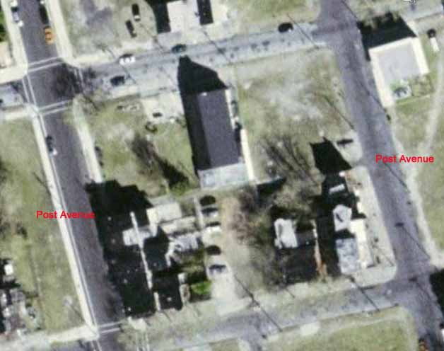 Post Avenue — 2006 satellite image