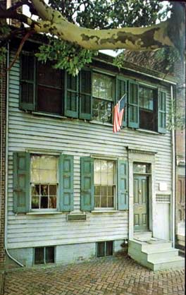Postcard of the Walt Whitman House at 328 Mickle Street
