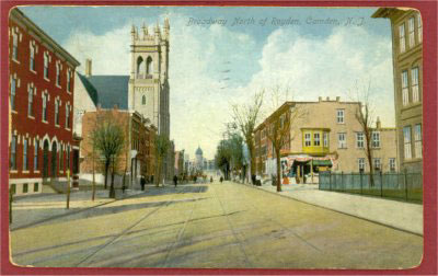 Broadway looking North from Royden Street — Broadway Elementary School on right