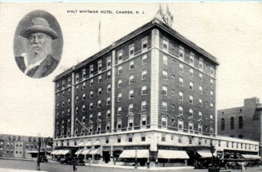 Hotel Walt Whitman postcard