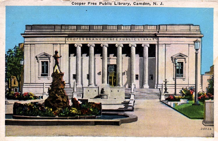 The Cooper Free Public Library, known today as the Walt Whitman Poetry Center