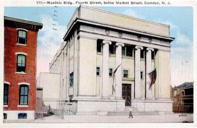 Masonic Building, Fourth Street below Market Street, Camden NJ