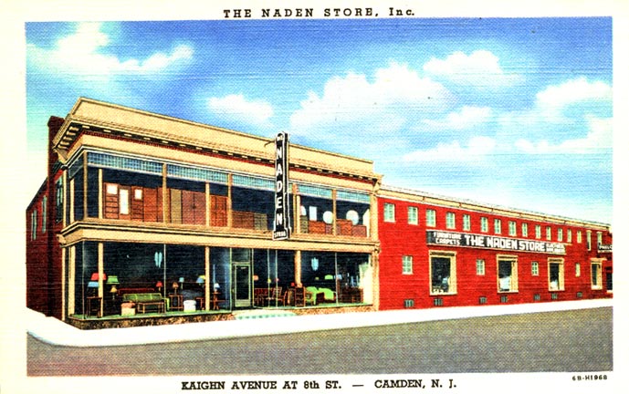 The Naden Store on Kaighn Avenue at 8th Street, Camden NJ