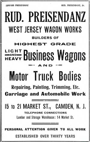 Rud. Presendanz - West Jersey Wagon Works