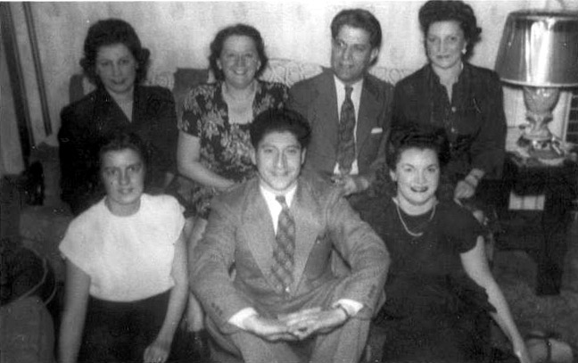 Pietro Cangelosi family portrait, 1141 Princess Avenue, 1947–1962