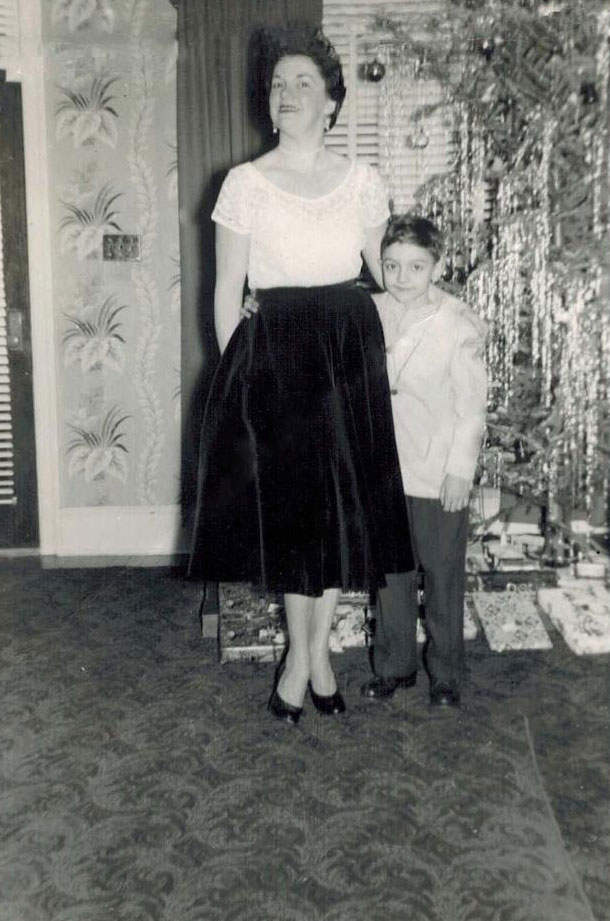Frank Yocolano family, 1157 Princess Avenue, December 25, 1954