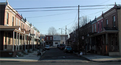Princeton Avenue, March 27, 2004, view from Pine Street