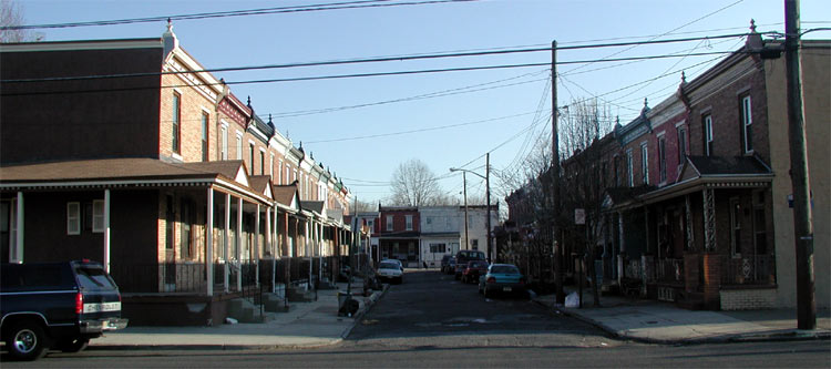 Princeton Avenue, March 27, 2004, view from Pine Street