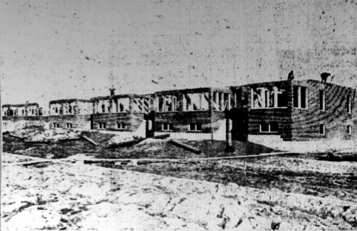 300 Block of Rand Street under construction, 1928