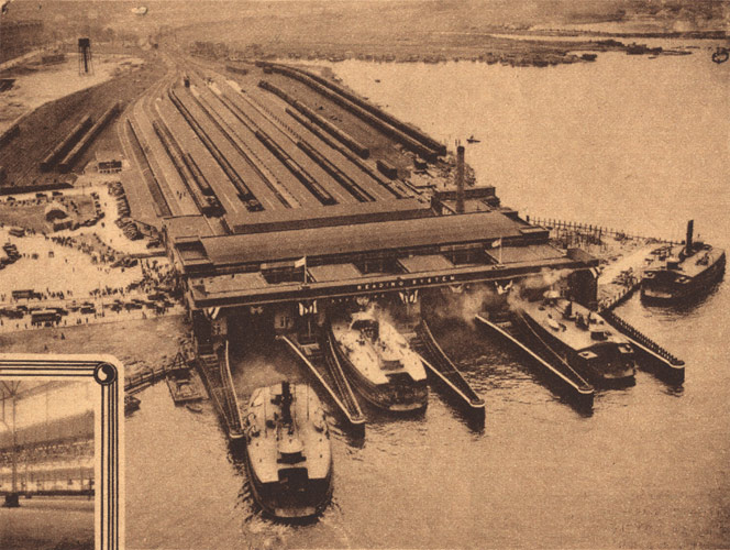Camden Reading Terminal, interior, 1926
