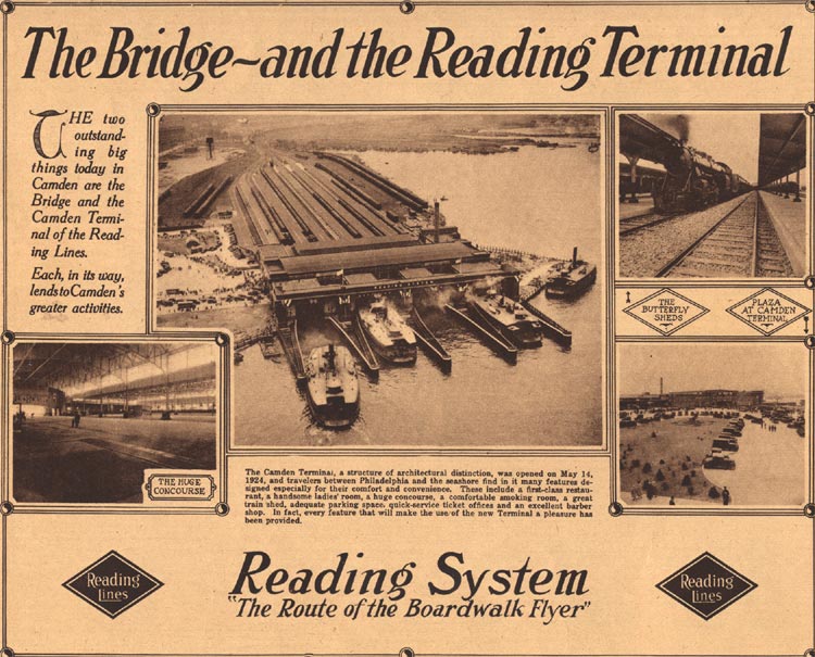 Camden Reading Terminal, 1926