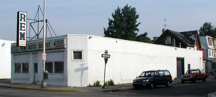 2115 Federal Street, former Camden Nash and Needles Packard, now REM Auto Parts, 2002
